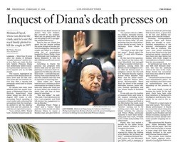 Inquest of Diana’s death presses on